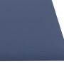 Paneles de pared 12 uds tela azul 60x15 cm 1,08 m² de , Recubrimiento de paredes - Ref: Foro24-343826, Precio: 39,71 €