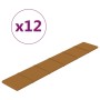Paneles de pared 12 uds terciopelo marrón 90x15 cm 1,62 m² by , Wall covering - Ref: Foro24-344112, Price: 36,91 €, Discount: %