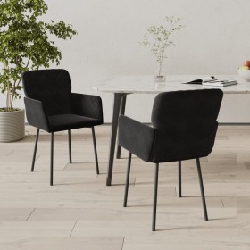 Sillas de comedor 2 unidades terciopelo negro von , Essstühle - Ref: Foro24-344785, Preis: 144,63 €, Rabatt: %