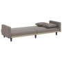 Sofá cama con cojines tela gris taupe by , Sofas - Ref: Foro24-351880, Price: 286,47 €, Discount: %