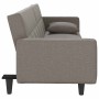 Sofá cama con cojines tela gris taupe by , Sofas - Ref: Foro24-351880, Price: 286,47 €, Discount: %