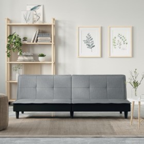 Sofá cama tela gris claro de , Sofás - Ref: Foro24-351913, Precio: 252,10 €, Descuento: %