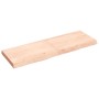Estante de pared madera maciza roble sin tratar 120x40x(2-6) cm von , Regale und Regale - Ref: Foro24-363575, Preis: 53,31 €,...