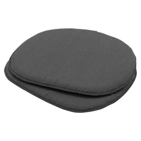 Madison Cojín de asiento Panama 2 unidades gris 39x36 cm by , Cushions for chairs and sofas - Ref: Foro24-442822, Price: 25,8...