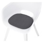 Madison Cojín de asiento Panama 2 unidades gris 39x36 cm by , Cushions for chairs and sofas - Ref: Foro24-442822, Price: 25,8...