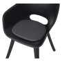 Madison Cojín de asiento Panama 2 unidades gris 39x36 cm by , Cushions for chairs and sofas - Ref: Foro24-442822, Price: 25,8...