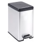 Curver Papelera de pedal estrecha Deco plateada 25 L von , Mülltonnen und Mülltonnen - Ref: Foro24-443832, Preis: 61,81 €, Ra...