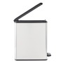 Curver Papelera de pedal estrecha Deco plateada 25 L von , Mülltonnen und Mülltonnen - Ref: Foro24-443832, Preis: 61,81 €, Ra...