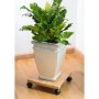 Nature Soporte con ruedas para plantas cuadrado BPC marrón 30x30 cm von , Topfständer - Ref: Foro24-446404, Preis: 27,31 €, R...