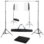 Kit de estudio fotográfico con luces softbox y fondo von , Blitze und Studiobeleuchtung - Ref: Foro24-3055058, Preis: 179,95 ...