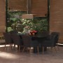 Juego de comedor para jardín 9 piezas ratán sintético negro von , Gartensets - Ref: Foro24-3059485, Preis: 987,15 €, Rabatt: %