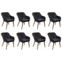 Juego de comedor para jardín 9 piezas ratán sintético negro von , Gartensets - Ref: Foro24-3059485, Preis: 987,15 €, Rabatt: %