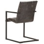 Sillas voladizas comedor 4 uds cuero auténtico gris envejecido von , Essstühle - Ref: Foro24-3059818, Preis: 549,44 €, Rabatt: %