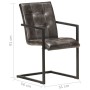 Sillas voladizas comedor 4 uds cuero auténtico gris envejecido von , Essstühle - Ref: Foro24-3059818, Preis: 549,44 €, Rabatt: %