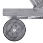 Tumbona de jardín con cojín madera maciza de acacia gris by , Loungers - Ref: Foro24-3061365, Price: 201,16 €, Discount: %