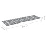 Tumbona de jardín con cojín madera maciza de acacia gris by , Loungers - Ref: Foro24-3061373, Price: 199,30 €, Discount: %