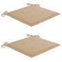 Sillas de jardín con cojines 2 uds madera maciza teca y acero von , Gartenstühle - Ref: Foro24-3061518, Preis: 278,80 €, Raba...