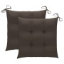 Sillas de jardín con cojines 2 uds madera maciza acacia y acero von , Gartenstühle - Ref: Foro24-3061511, Preis: 235,74 €, Ra...