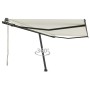 Cream automatic standing awning 400x300 cm by vidaXL, Awnings - Ref: Foro24-3069747, Price: 510,92 €, Discount: %