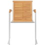 Sillas de jardín con cojines 2 uds madera maciza teca y acero by , Garden chairs - Ref: Foro24-3061524, Price: 279,10 €, Disc...