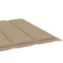 Tumbona con cojín madera maciza de acacia y acero galvanizado by , Loungers - Ref: Foro24-3061545, Price: 274,97 €, Discount: %