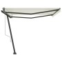 Cream automatic standing awning 400x300 cm by vidaXL, Awnings - Ref: Foro24-3069747, Price: 510,92 €, Discount: %