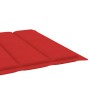 Tumbona de jardín con cojín madera maciza de acacia by , Loungers - Ref: Foro24-3061608, Price: 230,86 €, Discount: %
