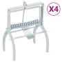 Trampas para topos 4 unidades acero galvanizado plateado von , Fallen zur Schädlingsbekämpfung - Ref: Foro24-150682, Preis: 2...