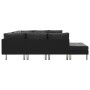 Sofá seccional de cuero sintético negro by , Sofas - Ref: Foro24-287203, Price: 1,00 €, Discount: %