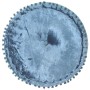 Puf redondo de terciopelo azul 40x20 cm by , Ottomans - Ref: Foro24-287566, Price: 35,36 €, Discount: %