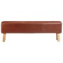 Banco potro gimnasio cuero y madera acacia maciza marrón 160 cm von , Ess- und Küchenbänke - Ref: Foro24-320607, Preis: 239,1...