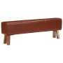 Banco potro gimnasio cuero y madera acacia maciza marrón 160 cm von , Ess- und Küchenbänke - Ref: Foro24-320607, Preis: 239,1...