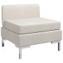 Sofá central seccional con cojín tela color crema by , Sofas - Ref: Foro24-287002, Price: 128,13 €, Discount: %