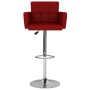 Taburetes de cocina 2 unidades cuero sintético rojo vino tinto by , Kitchen stools - Ref: Foro24-323659, Price: 185,28 €, Dis...