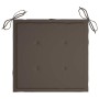 Sillas comedor de jardín 3 uds madera maciza acacia y cojines by , Garden chairs - Ref: Foro24-3064436, Price: 296,00 €, Disc...