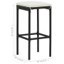 Set muebles de bar para jardín 4 piezas y cojines negro von , Gartensets - Ref: Foro24-3064876, Preis: 372,16 €, Rabatt: %