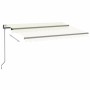 Toldo retráctil automático crema 350x250 cm by , Awnings - Ref: Foro24-3069087, Price: 426,91 €, Discount: %