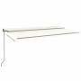 Toldo automático con LED sensor de viento crema 600x350 cm von , Markisen - Ref: Foro24-3069252, Preis: 1,00 €, Rabatt: %
