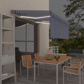 Toldo automático persiana, LED y sensor de viento azul 3,5x2,5m von , Markisen - Ref: Foro24-3069411, Preis: 557,65 €, Rabatt: %