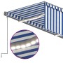 Toldo automático persiana, LED y sensor de viento azul 3,5x2,5m von , Markisen - Ref: Foro24-3069411, Preis: 557,65 €, Rabatt: %