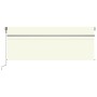Toldo retráctil automático con persiana 4,5x3 m color crema by , Awnings - Ref: Foro24-3069447, Price: 531,73 €, Discount: %
