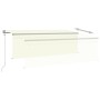 Toldo retráctil automático con persiana 4,5x3 m color crema by , Awnings - Ref: Foro24-3069447, Price: 531,73 €, Discount: %