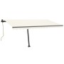 Toldo de pie automático crema 450x350 cm by , Awnings - Ref: Foro24-3069847, Price: 642,07 €, Discount: %