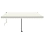 Toldo automático con LED y sensor de viento crema 400x350 cm von , Markisen - Ref: Foro24-3069832, Preis: 932,47 €, Rabatt: %