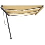 Toldo automático LED sensor de viento amarillo blanco 600x350cm von , Markisen - Ref: Foro24-3069893, Preis: 1,00 €, Rabatt: %