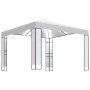 Cenador con doble techo y tira de luces LED blanco 3x3 m by , Tents and gazebos - Ref: Foro24-3070302, Price: 250,25 €, Disco...