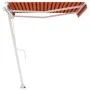 Orange and brown automatic standing awning 350x250 cm by vidaXL, Awnings - Ref: Foro24-3069530, Price: 441,15 €, Discount: %