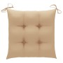 Sillas de jardín apilables 6 uds madera maciza teca con cojines von , Gartenstühle - Ref: Foro24-3073424, Preis: 750,09 €, Ra...