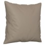 Sofá de 2 plazas con cojines tela microfibra gris taupe 140 cm de , Sofás - Ref: Foro24-3200971, Precio: 284,77 €