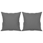 Sofá de 2 plazas con cojines tela microfibra gris oscuro 120 cm by , Sofas - Ref: Foro24-3200967, Price: 261,57 €, Discount: %